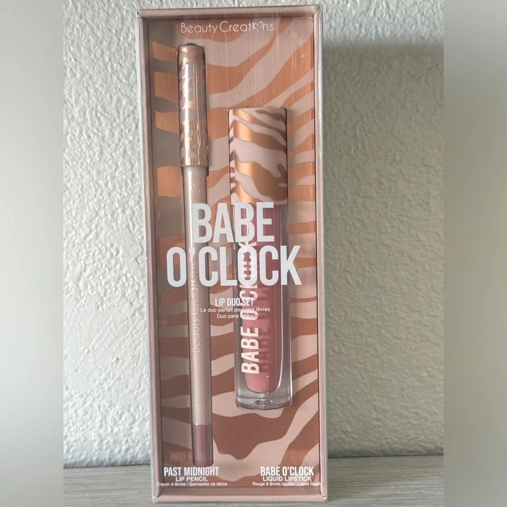 Beauty Creations Babe O'Clock Lip Duo - NWB